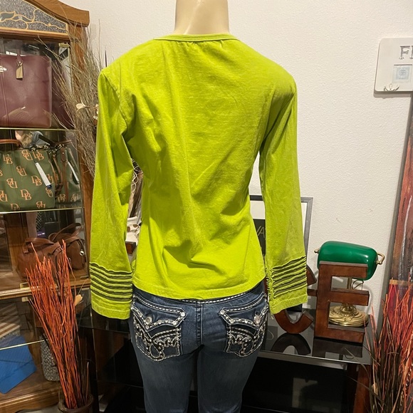 💚Great Condition S Dragonfly made in Nepal of 100% Cotton Top - Picture 3 of 6